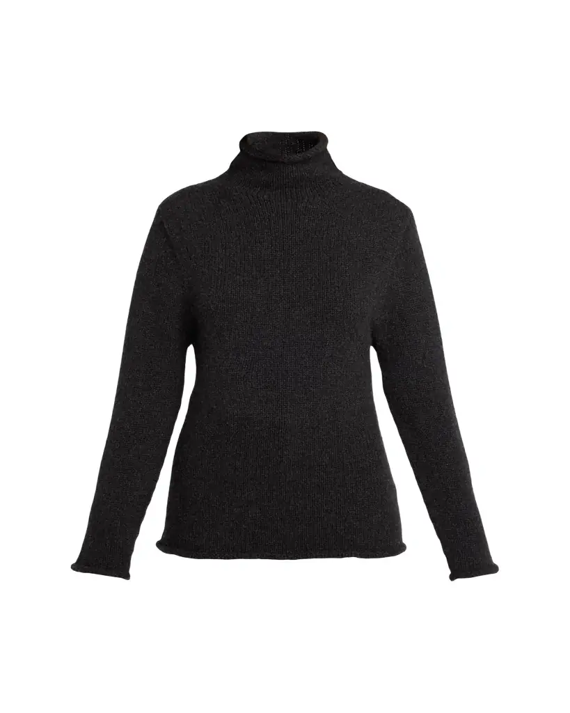 THE ROW Mariam Mock-Neck Cashmere Sweater