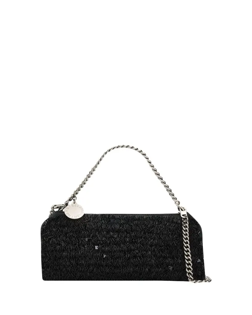 Stella McCartney Falabella Mini Sequin Evening Top-Handle Bag