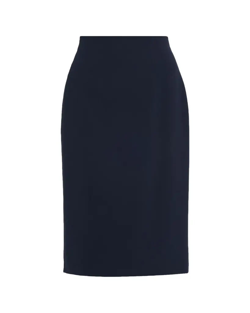 Lafayette 148 New York Finesse Crepe Midi Pencil Skirt