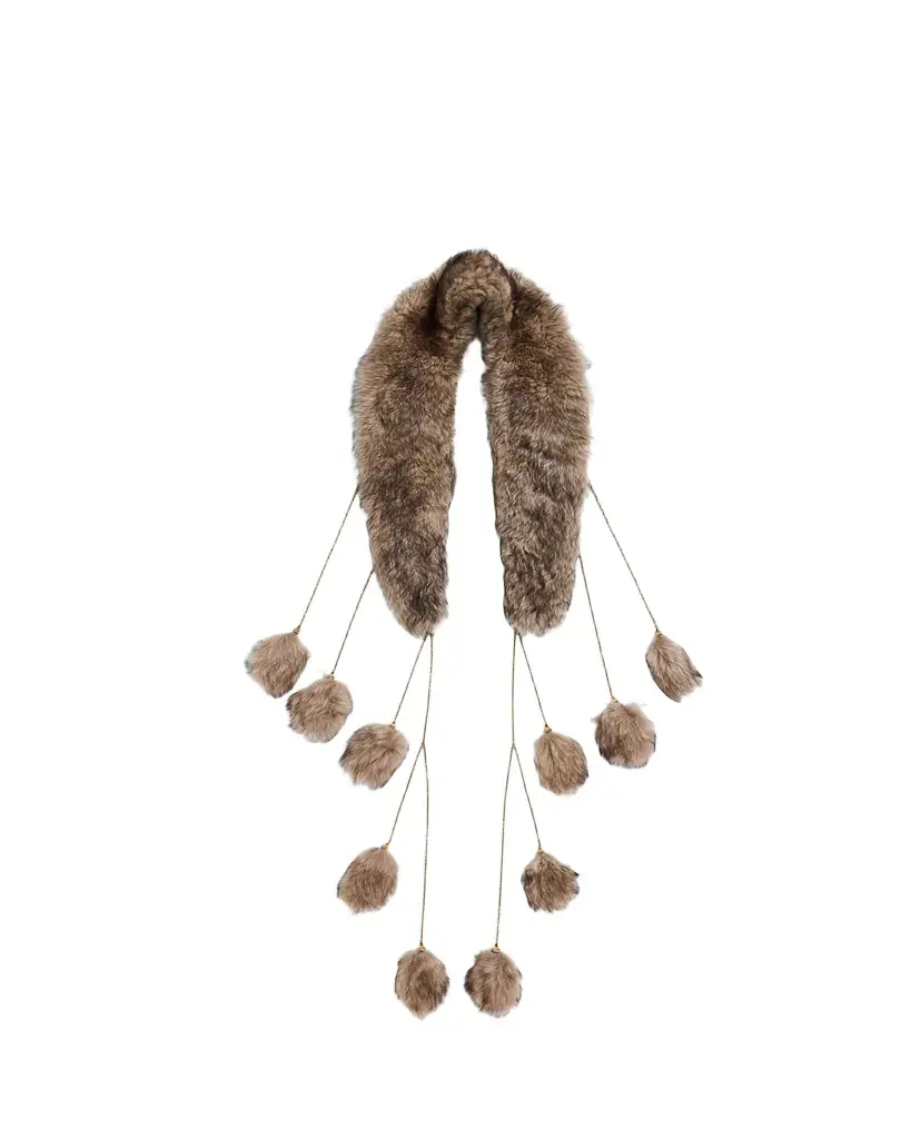 Chloe The Treasure Tails Shearling Scarf