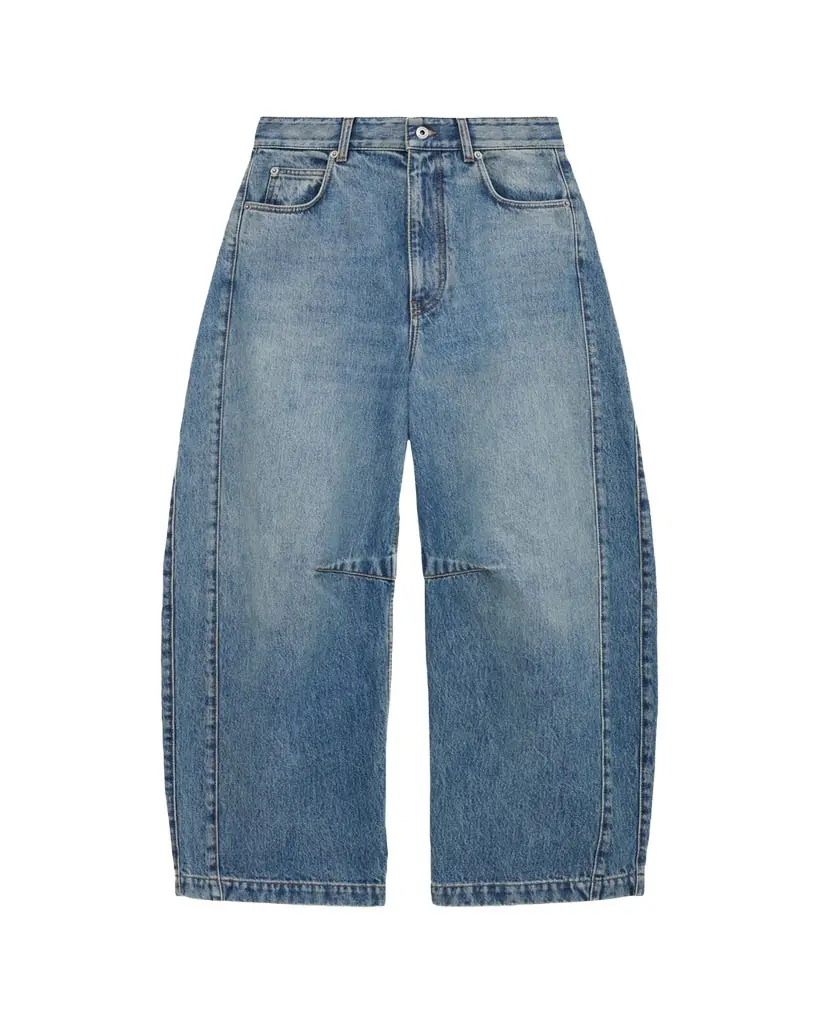 Loewe Mid-Rise Barrel-Leg Jeans