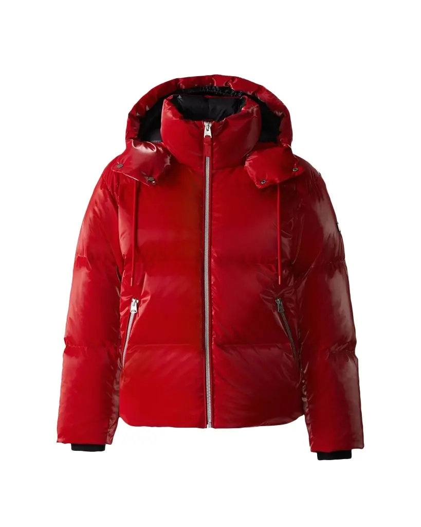 Mackage Men's Kent-Glo High-Gloss Hooded Down Jacket