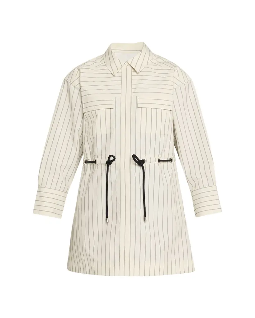 3.1 Phillip Lim Striped Belted Mini Shirtdress