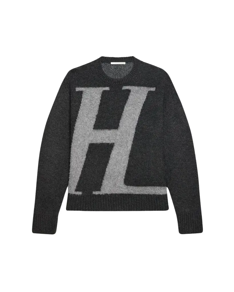 Helmut Lang Men's HL Logo Crewneck Sweater