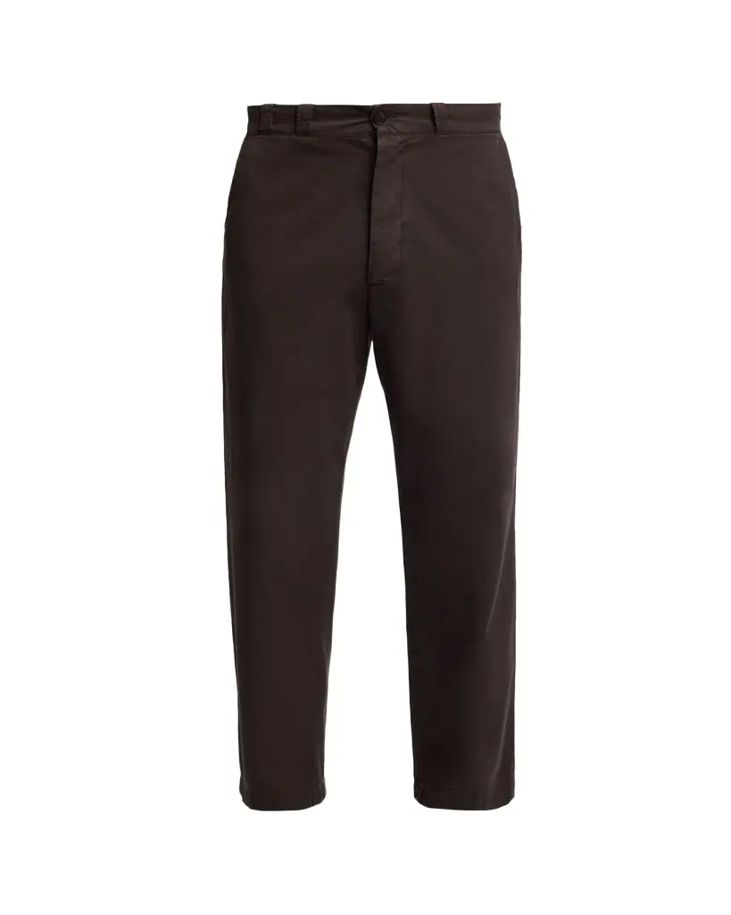 THE ROW Men's Ottis Cotton and Cashmere Straight-Leg Chino Pants