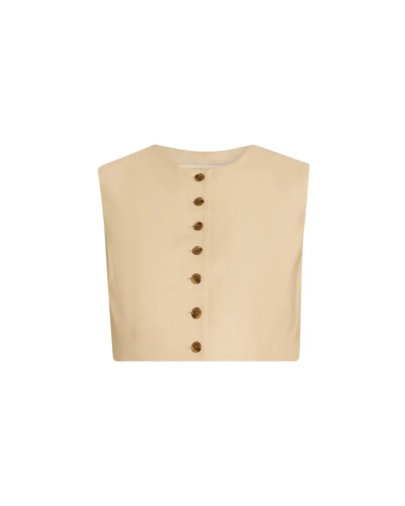 Heirlome Danielle Silk Tussah Crop Top
