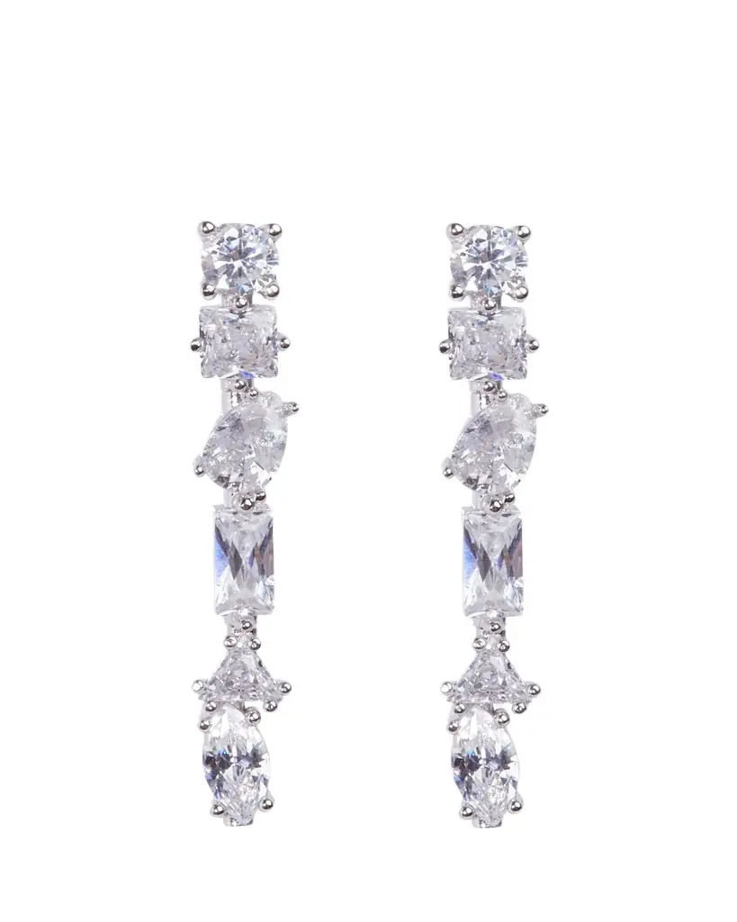 Nickho Rey Julie M Earrings, White