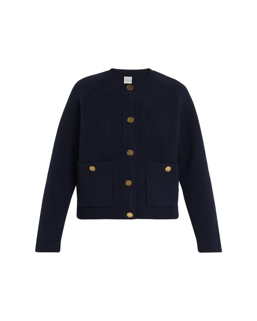 Toteme Hammered Button Cardigan
