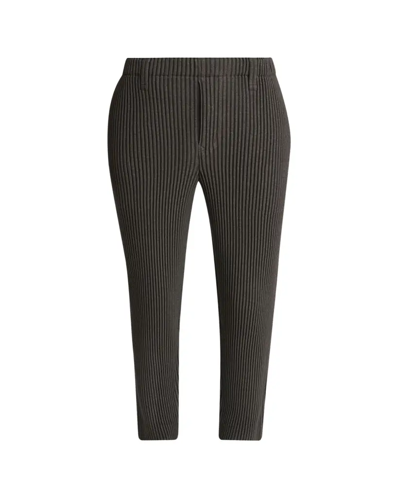 Homme Plisse Issey Miyake Men's Wool Like Light Pleated Pants
