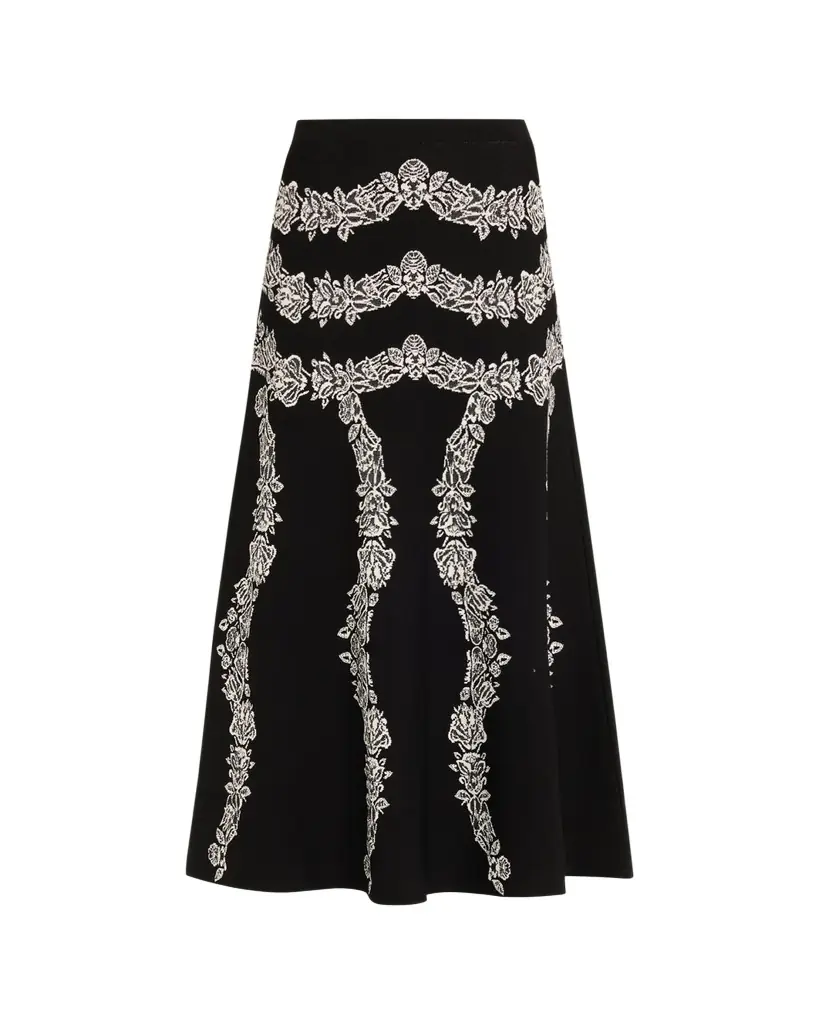 Ulla Johnson Valencia Jacquard Midi Skirt