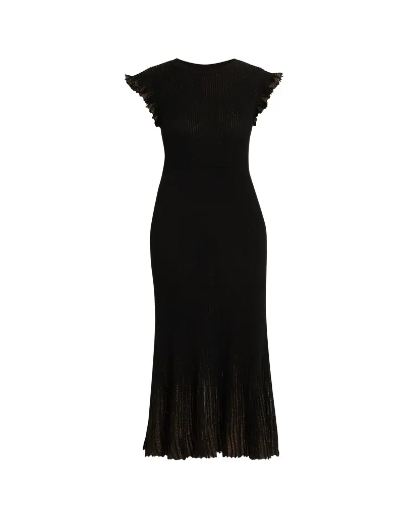 Ulla Johnson Noelle Sparkly Sleeveless Midi Dress