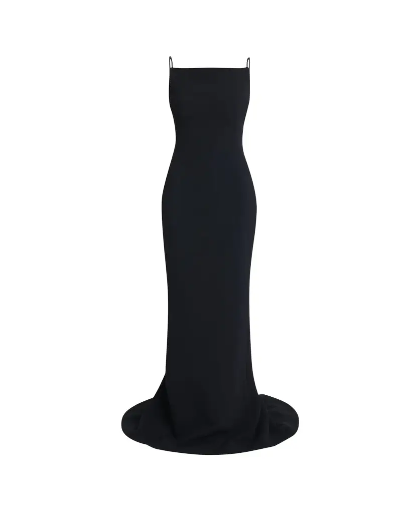 Givenchy Square-Neck Trumpet Gown