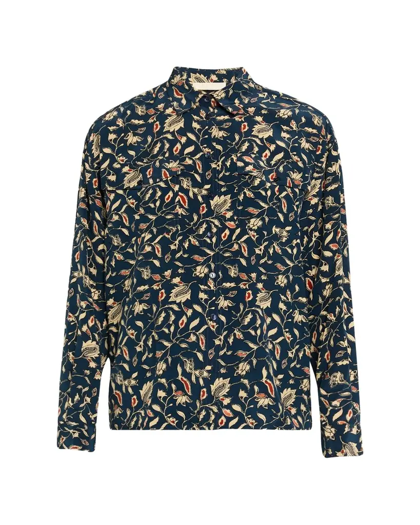 Ulla Johnson Soren Silk Crepe de Chine Shirt