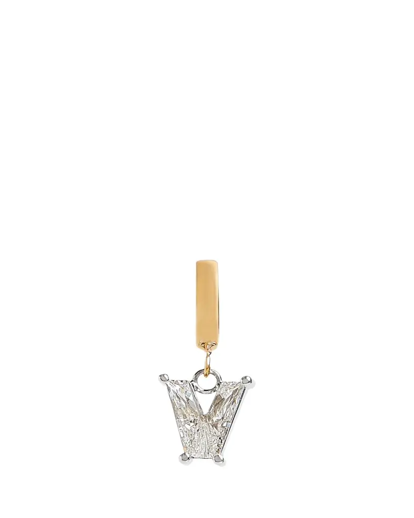 Kendall Row Lab Grown Diamond 14K Letter Charm, V