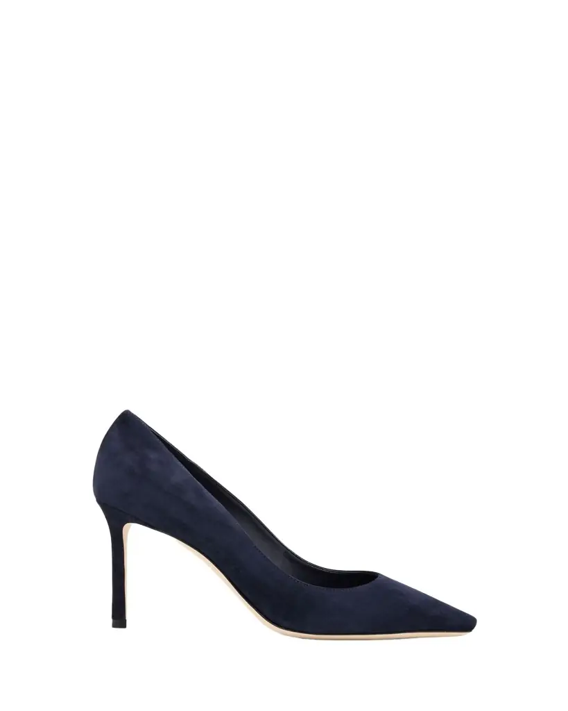 Jimmy Choo 85mm Romy Suede Pointed-Toe Pumps