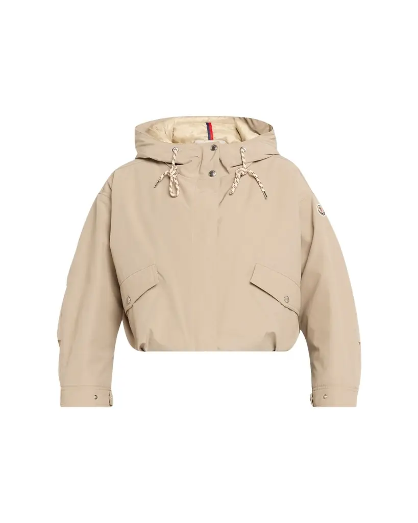 Moncler Eucalyptus Hooded Short Down Jacket