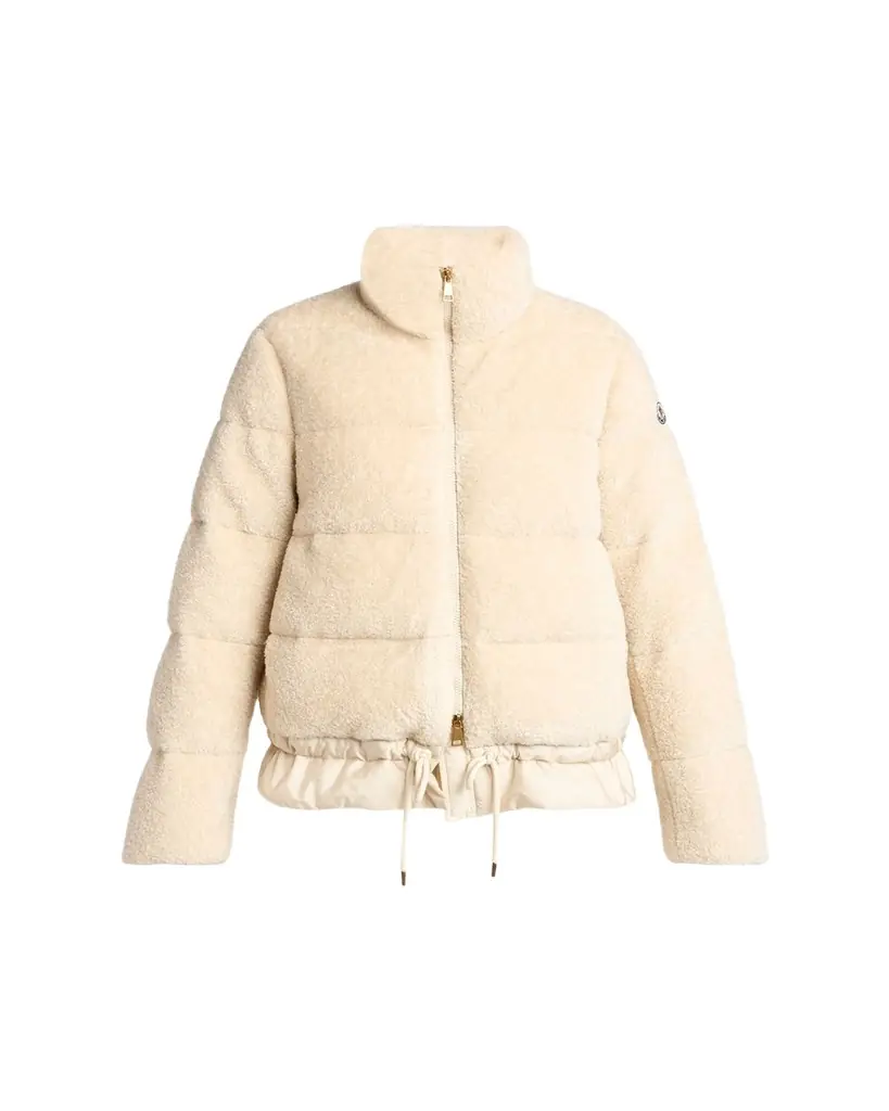 Moncler Cedra Teddy Short Down Jacket