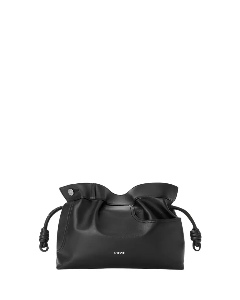 Loewe Flamenco Panta Clutch Bag in Leather
