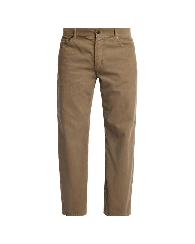 THE ROW Men's Straight Fit Corduroy Five-Pocket Pants