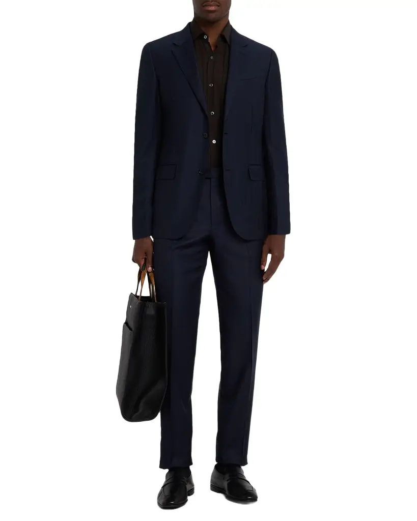 ZEGNA Men's Trofeo Wool Tonal Stripe Two-Piece Suit