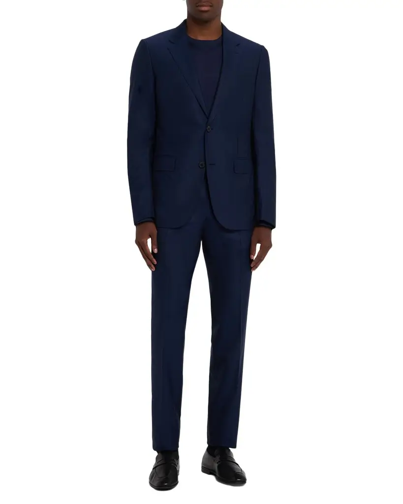 ZEGNA Men's Wool Textured Two-Piece Suit