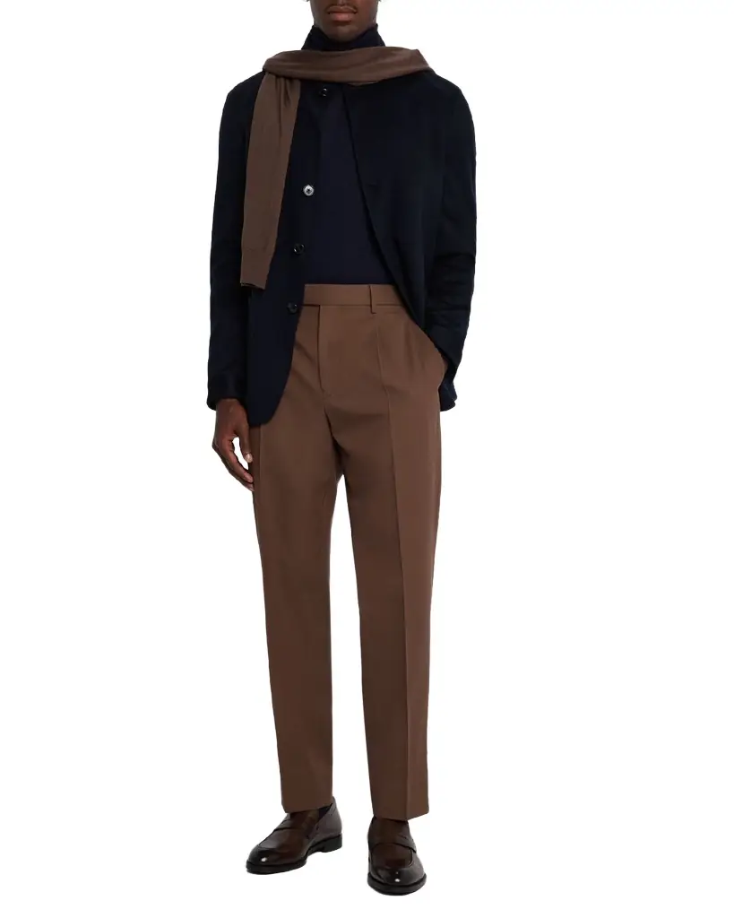 ZEGNA Men's Cashmere Il Conte Chore Jacket