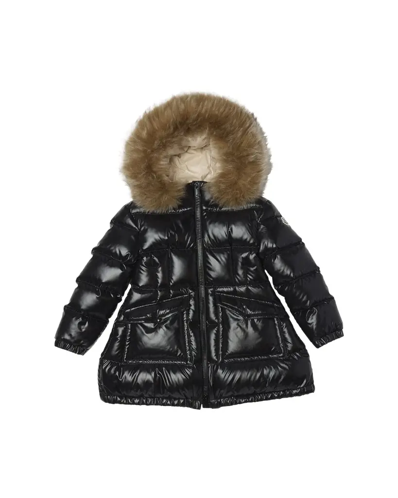 Moncler Girl's Aruna Long Down Parka, Size -14