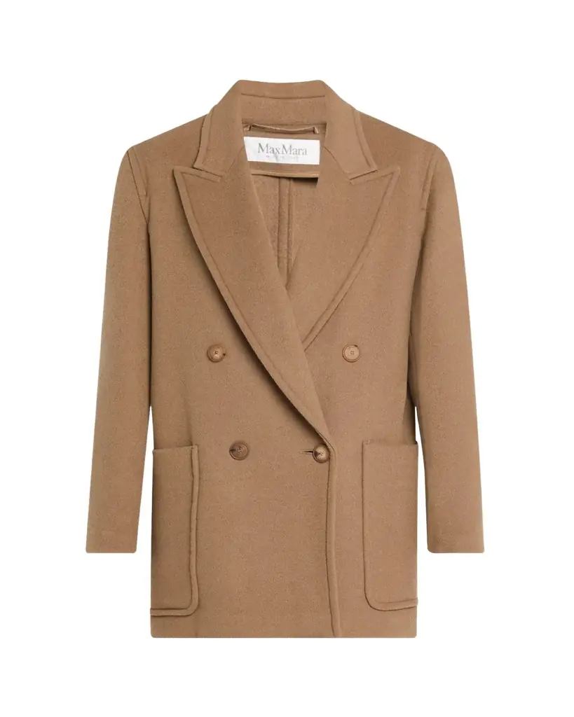 Max Mara Deletta Double-Breasted Wool Cashmere Coat - Women's Clothing