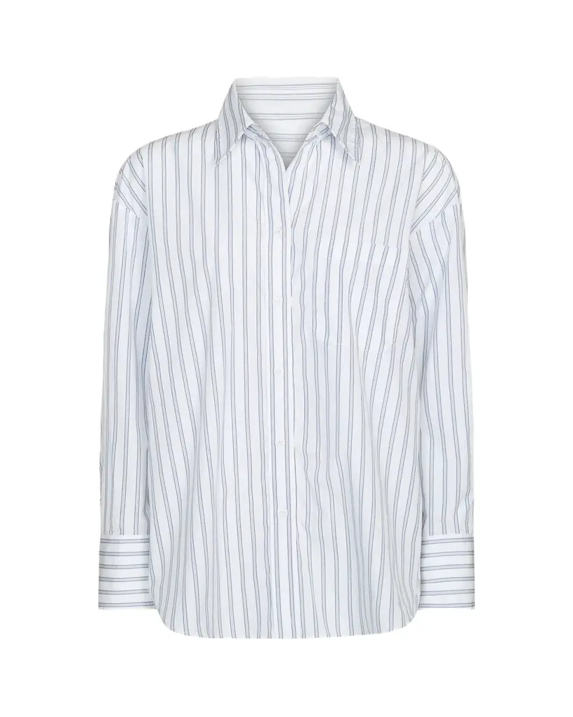TWP Big Joe Striped Cotton Button-Front Shirt