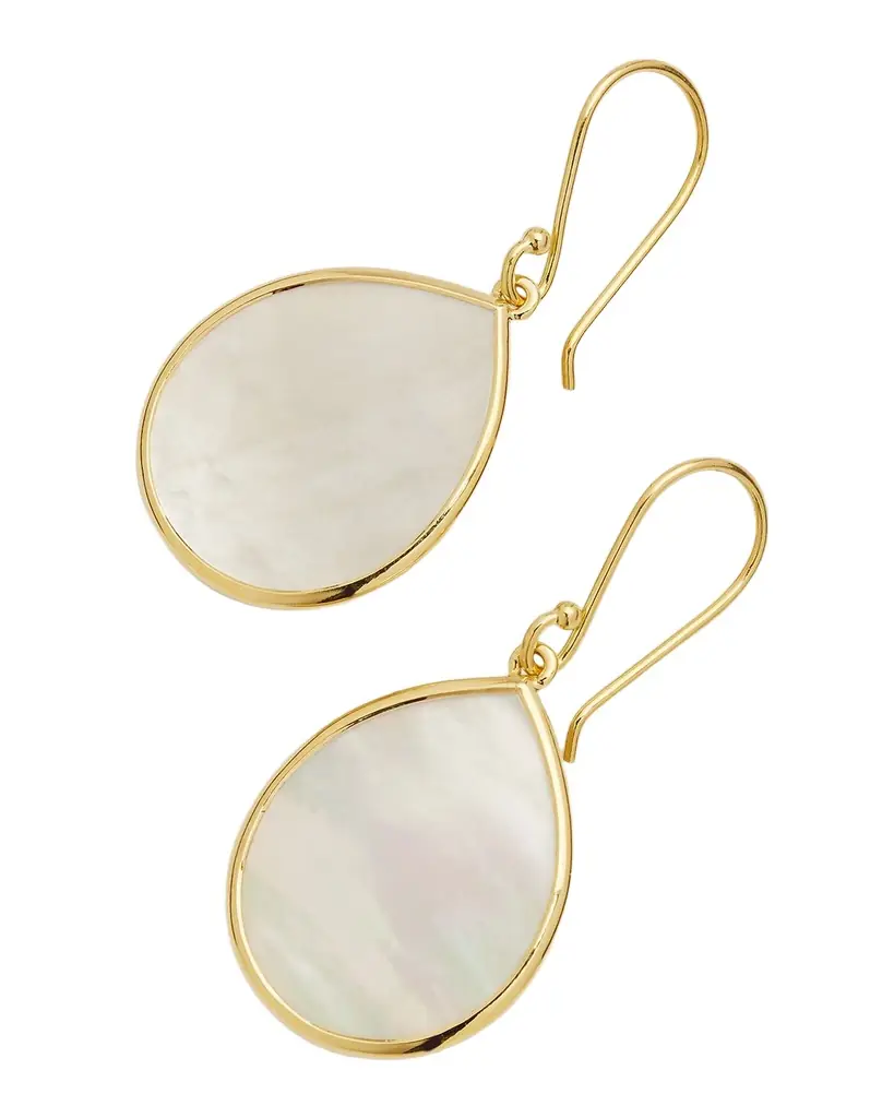 Ippolita Small Stone Teardrop Earrings in 18K Gold