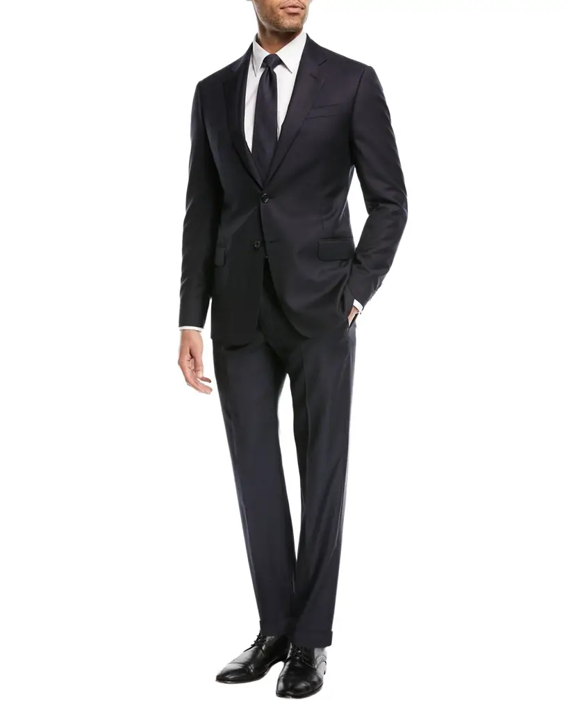 Emporio Armani Super 130s Wool Two-Piece Classic Fit Suit