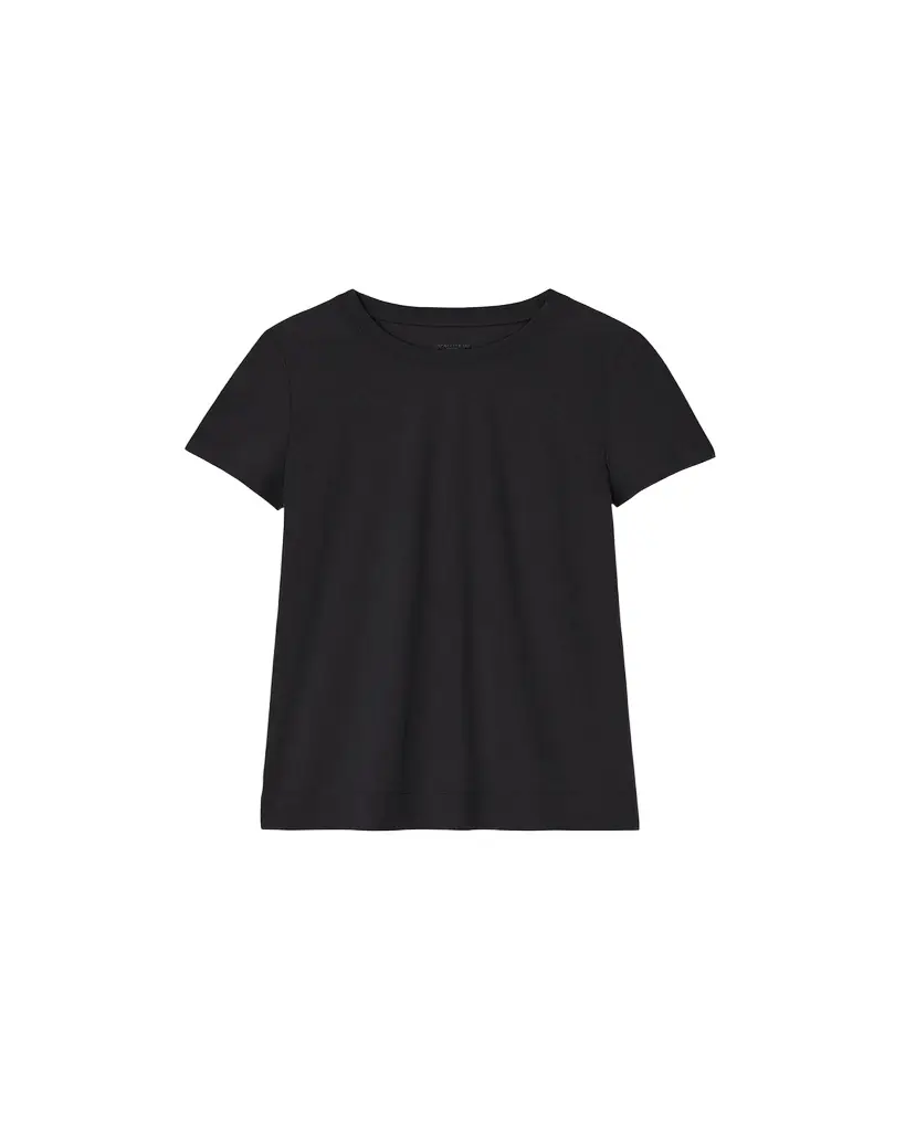 Lafayette 148 New York Modern Short-Sleeve Cotton Jersey Tee