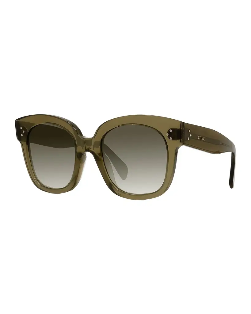 Celine Square Gradient Acetate Sunglasses