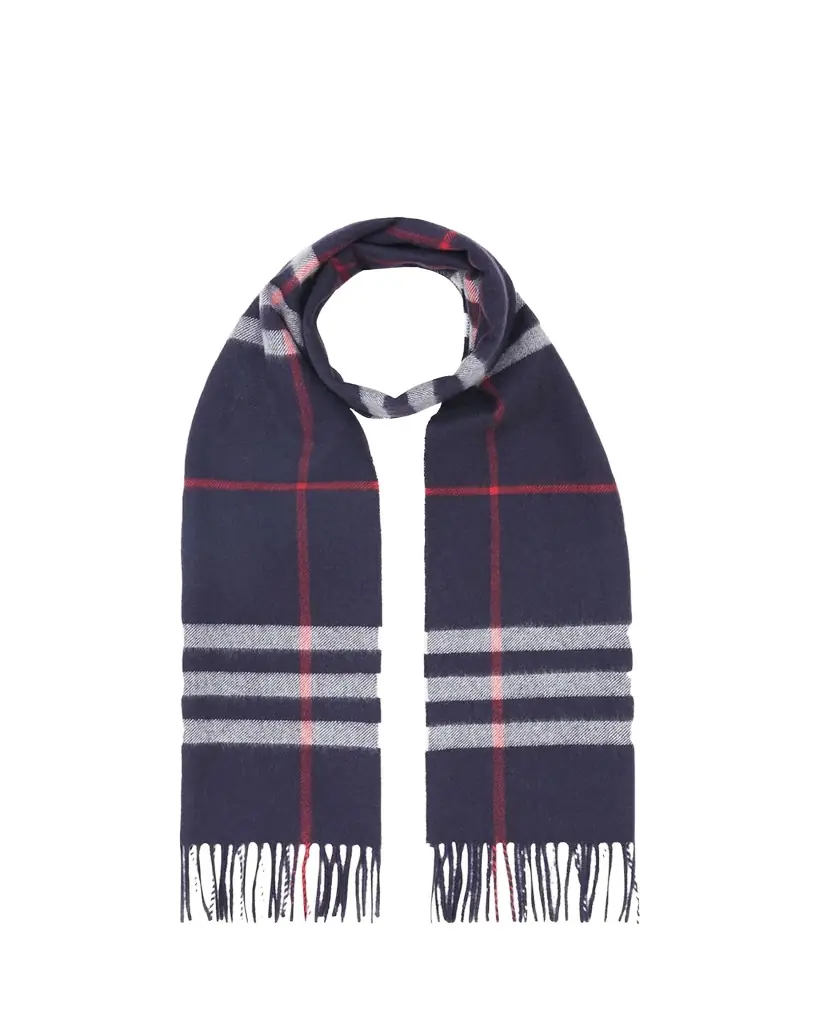 Burberry Men's Giant Check Cashmere Scarf