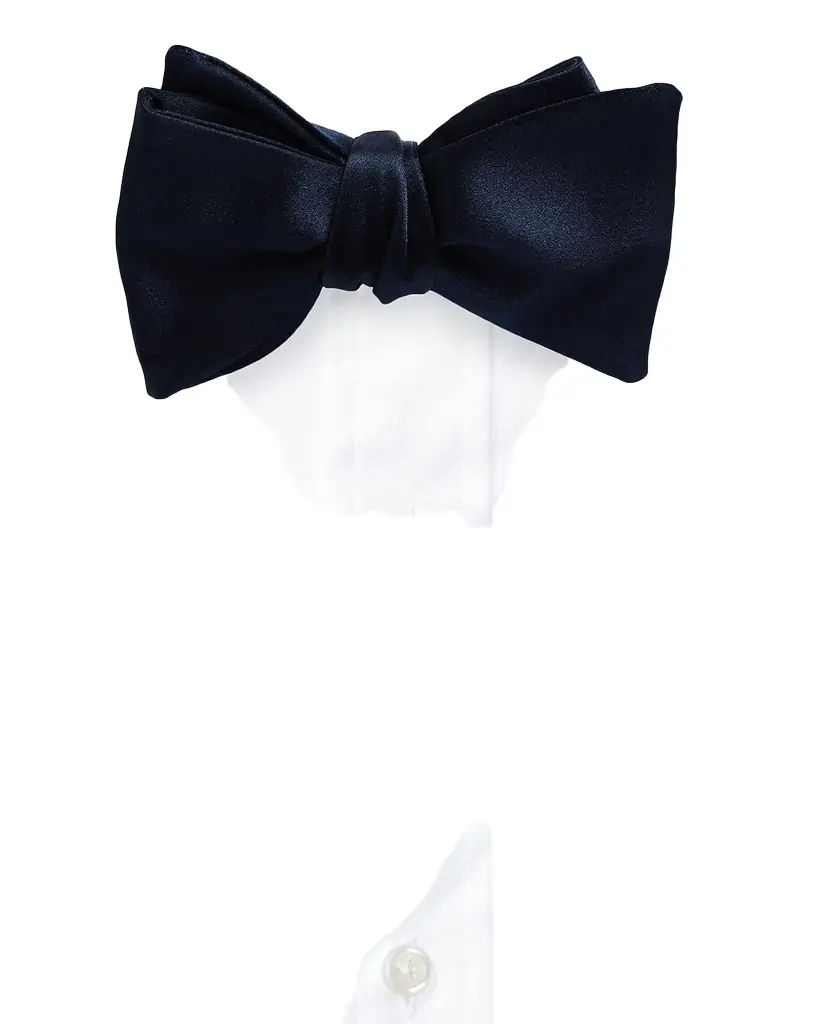 Ralph Lauren Purple Label Silk Satin Bow Tie