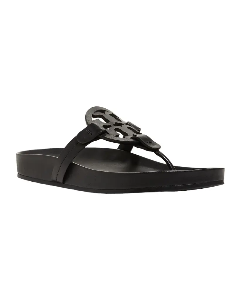 Tory Burch Miller Cloud Leather Thong Sandals