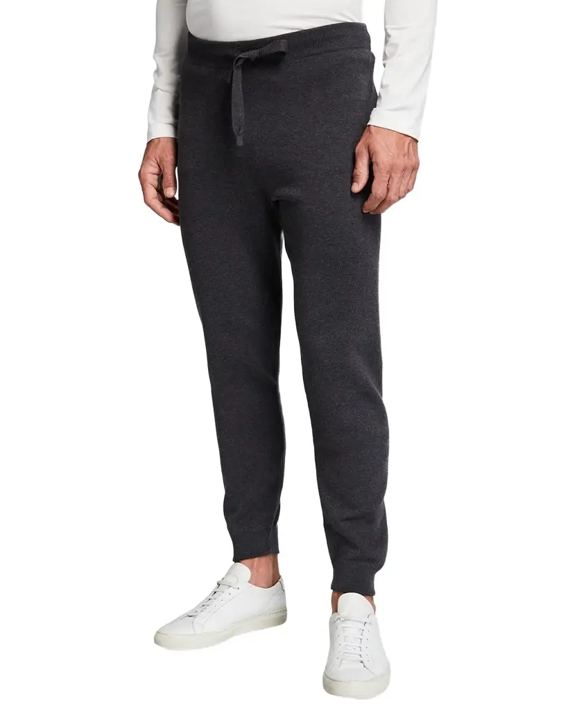 Corneliani Men 's Solid Track Suit Pants