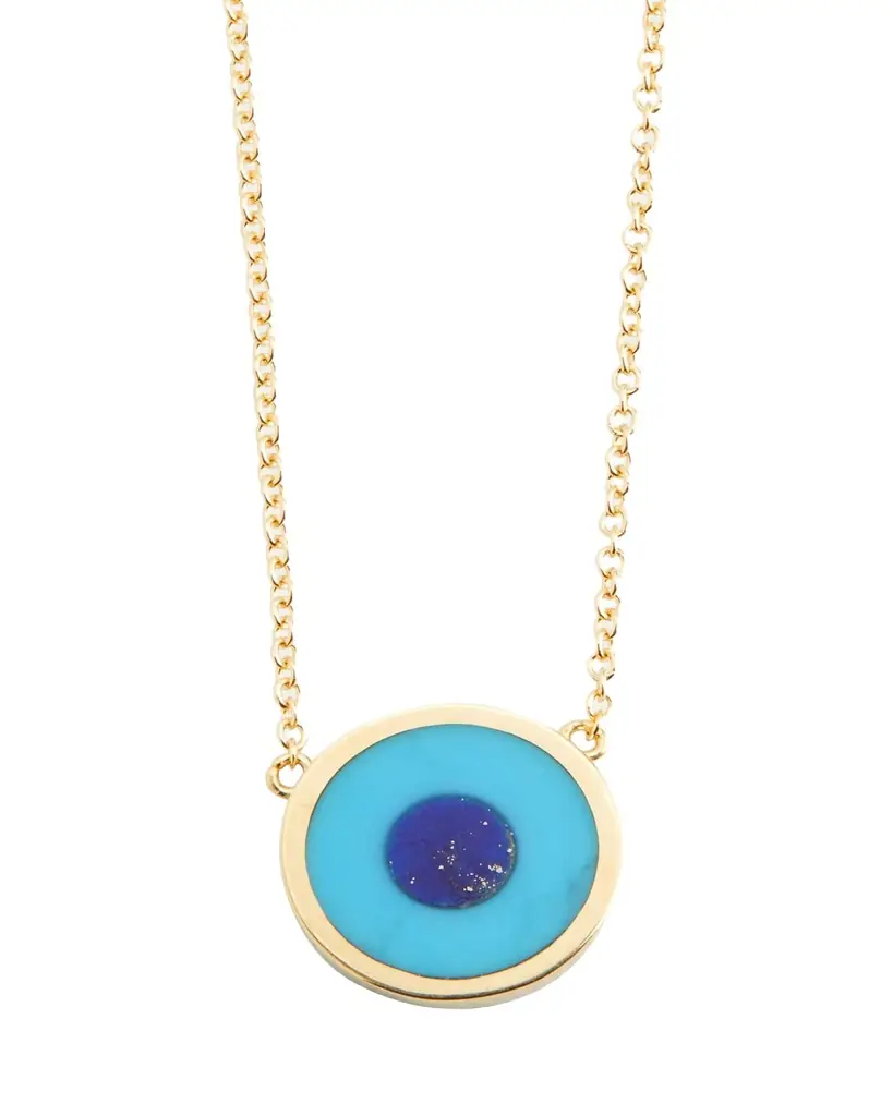 Jennifer Meyer 18k Mini Evil Eye Necklace