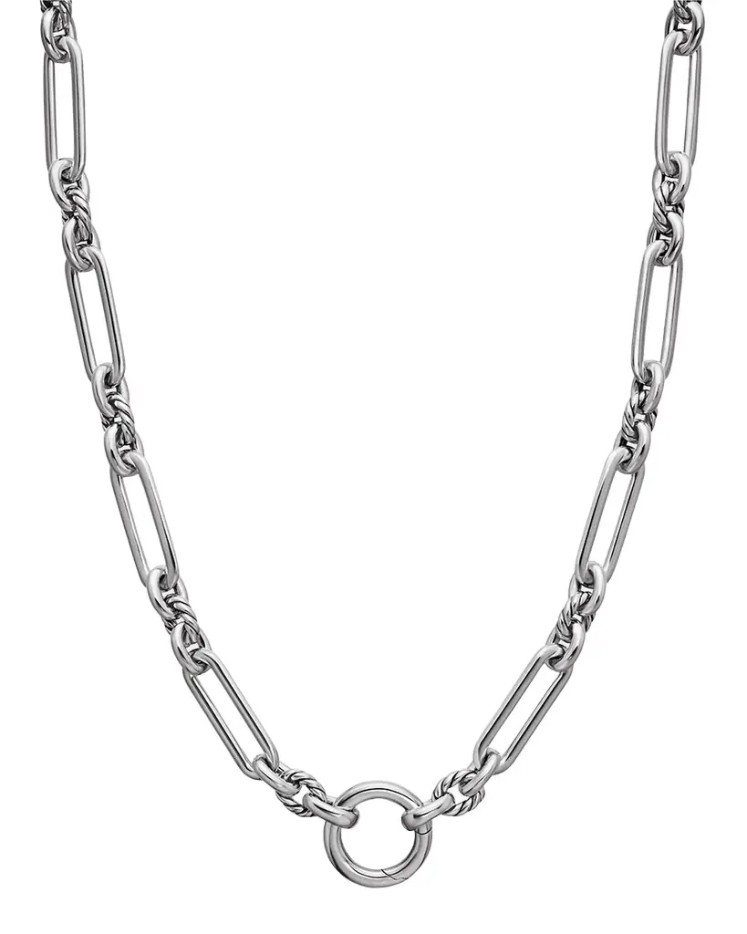 David Yurman Lexington Chain Necklace in Silver/9.8mm