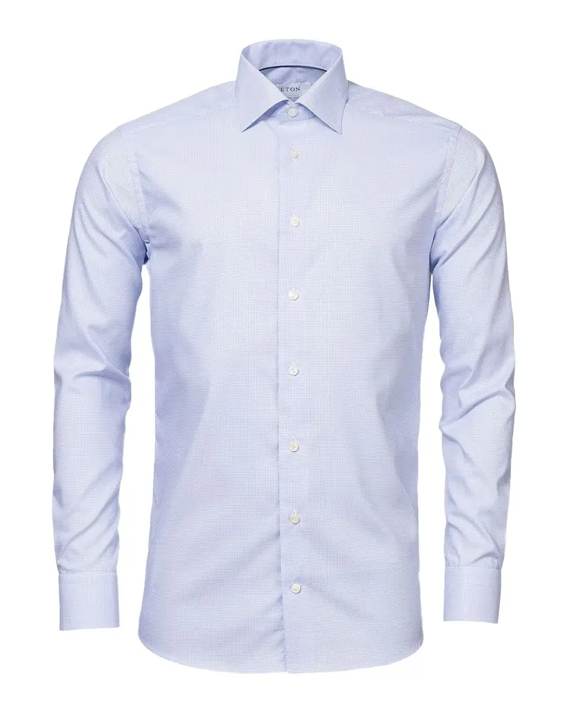 Eton Men 's Contemporary Check Dress Shirt