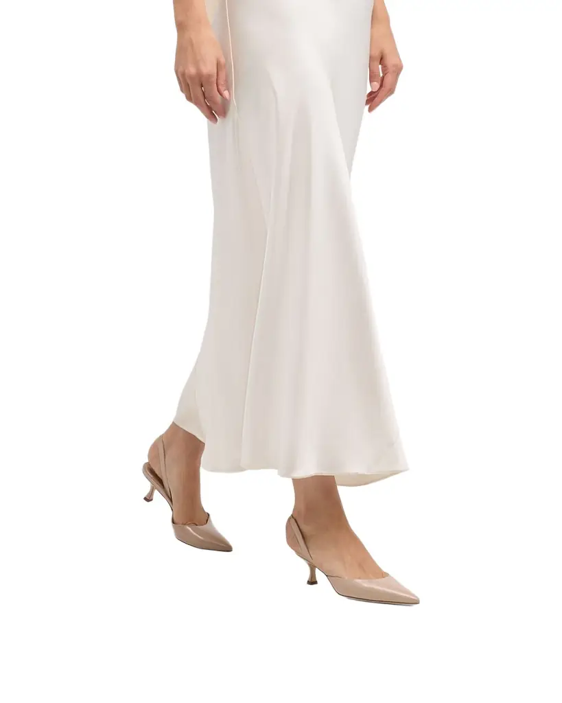 Manolo Blahnik Carolyne Kitten-Heel Halter Pumps