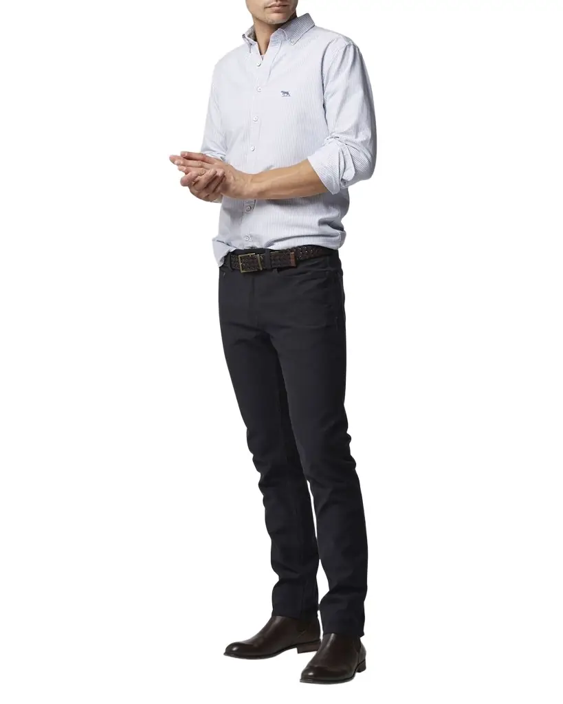 Rodd & Gunn Men 's Oxford Stripe Sport Shirt