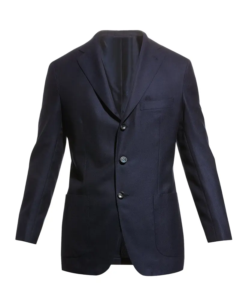 Kiton Men 's Cashmere Solid Blazer