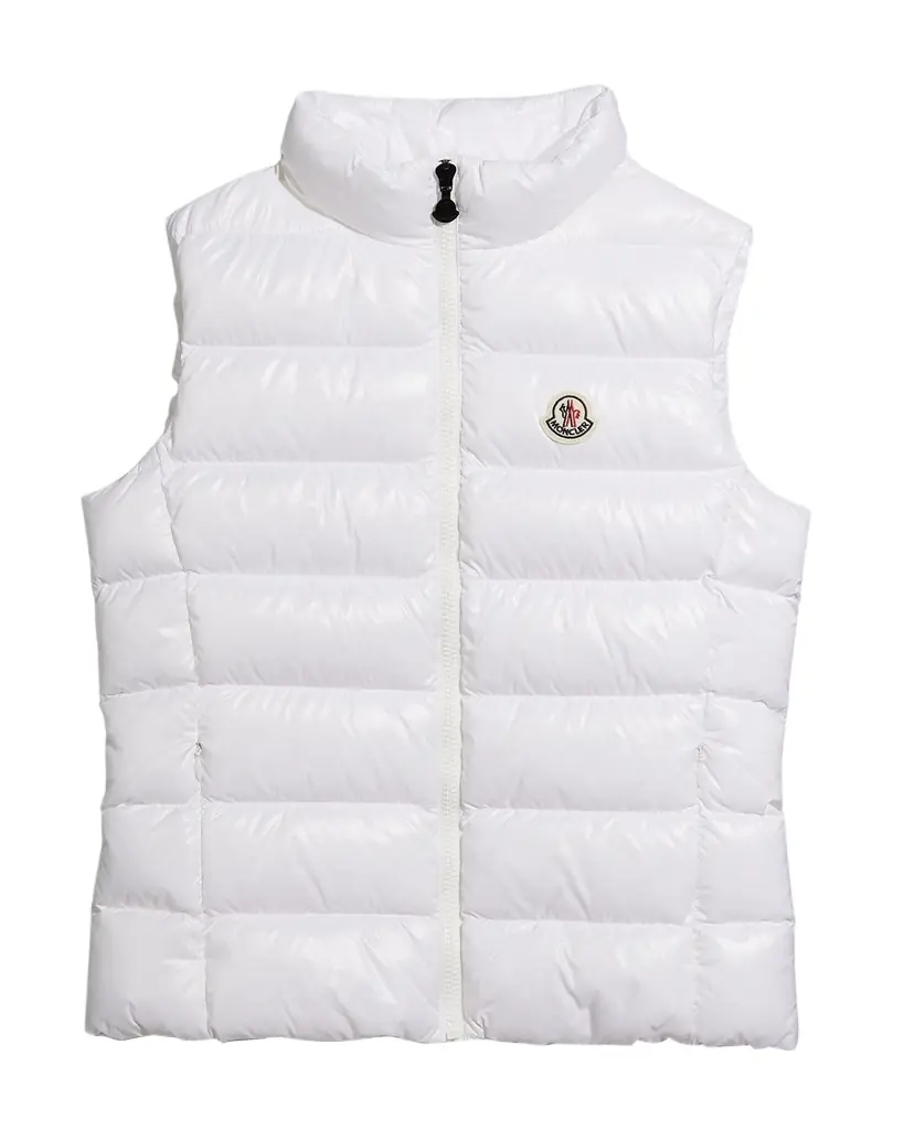Moncler Girl 's Ghany Quilted Vest, Size 8-14