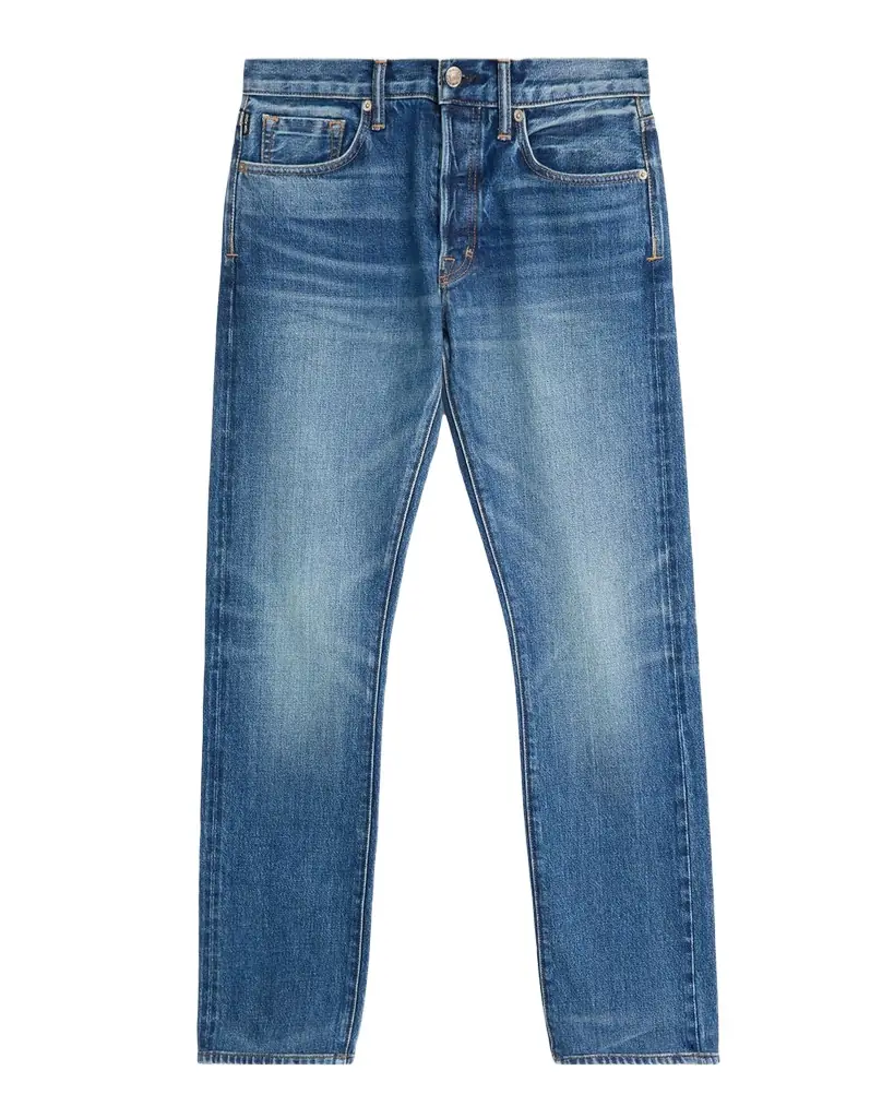 TOM FORD Men 's Straight-Fit Selvedge Denim Jeans