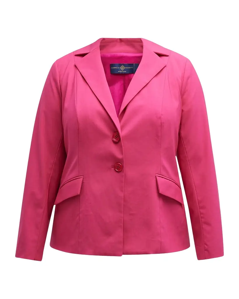 Gabriella Rossetti Sienna Slim Single-Breasted Wool Blazer