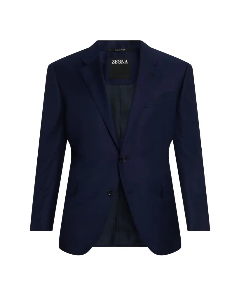 ZEGNA Men's Solid Wool Blazer