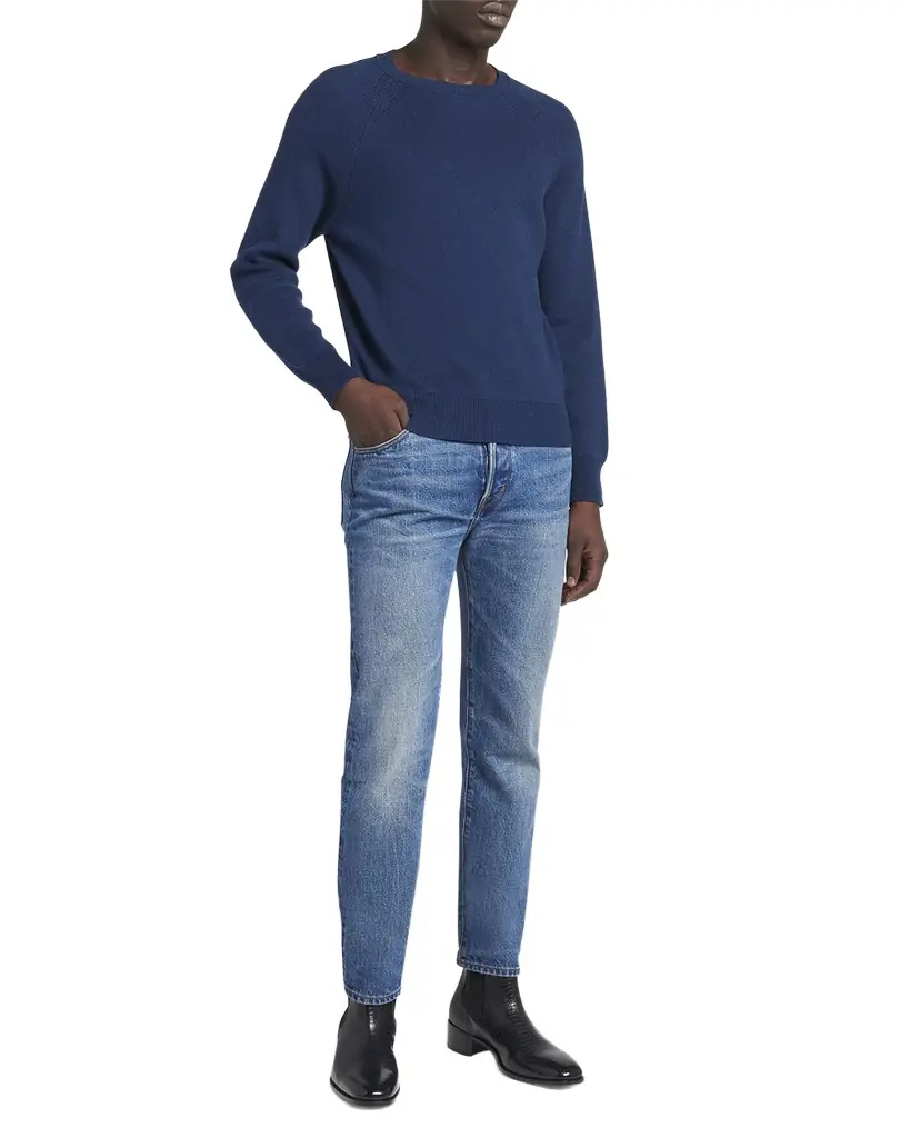 TOM FORD Men 's Wool Crewneck Sweater