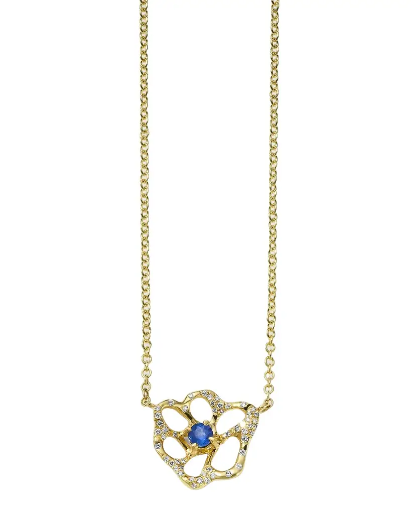 Ippolita 18K Stardust Drizzle Small Flower Necklace with Diamonds