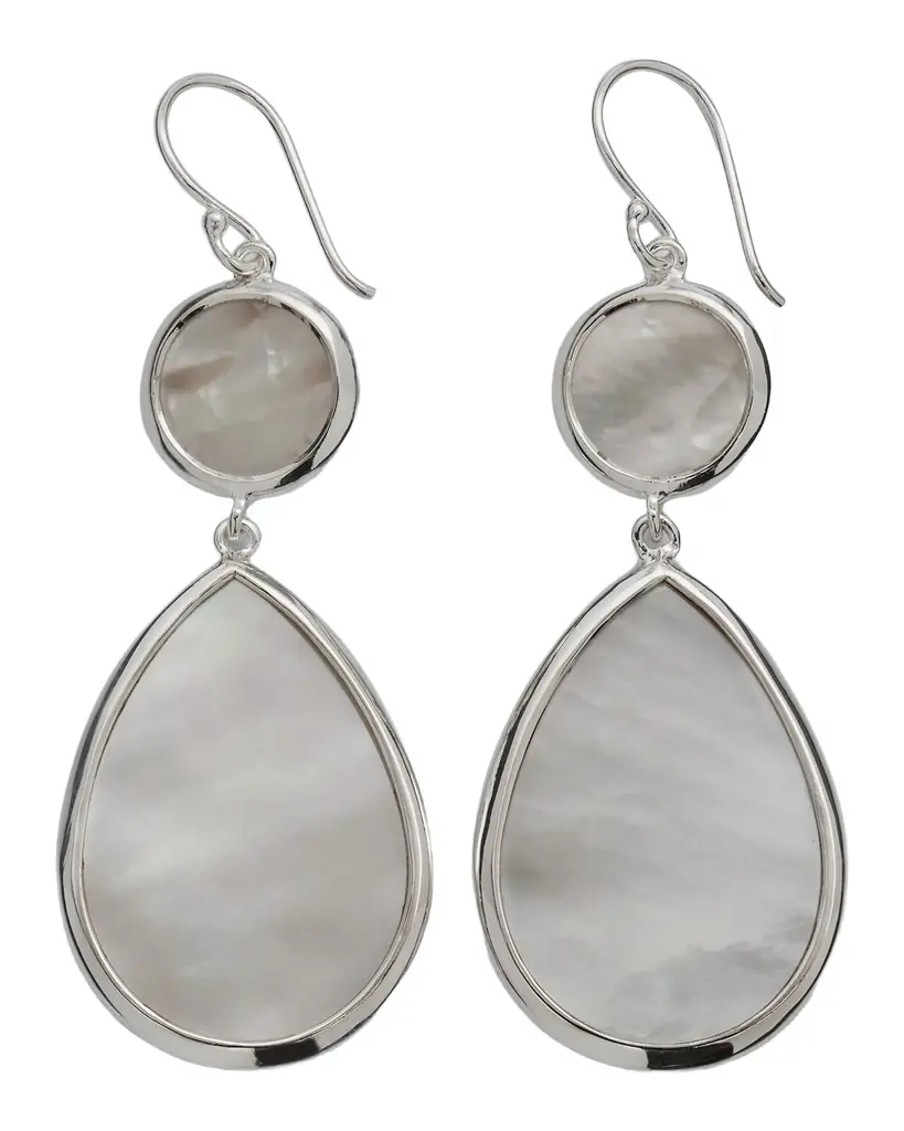 Ippolita Mother-of-Pearl Dot & Teardrop Earrings